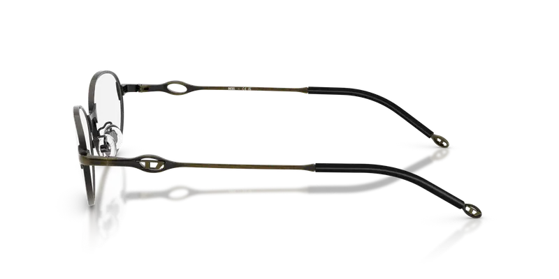 DIESEL Unisex DL5004D 1029 Montature da vista Metallo Verde Trasparente Rotonda Normale miniatura 3