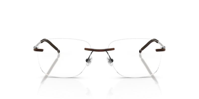 DIESEL Unisex DL5005 1025 Montature da vista Metallo Giallo Trasparente Pillow Normale miniatura 2