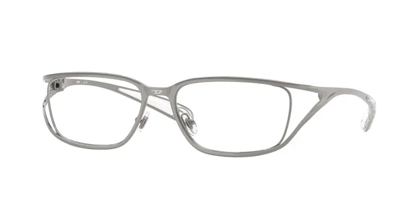 Unisex DL5006 1003 Montature da vista Metallo Grigio Trasparente Squadrata Normale