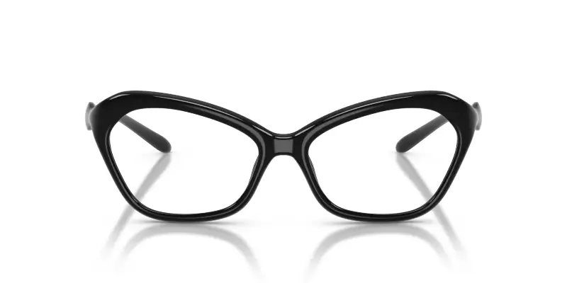 Unisex DL6003U 2001 Montature da vista Iniettato Nero Trasparente Cat Eye Normale miniatura 3