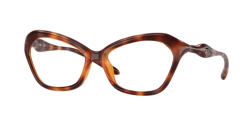 Unisex DL6003U 2003 Montature da vista Iniettato Tartaruga Trasparente Cat Eye Normale