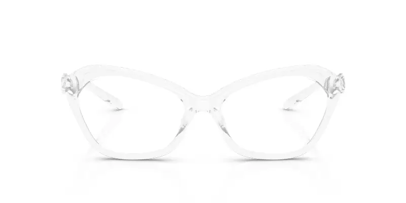 Unisex DL6003U 2005 Montature da vista Iniettato Trasparente Trasparente Cat Eye Normale miniatura 3