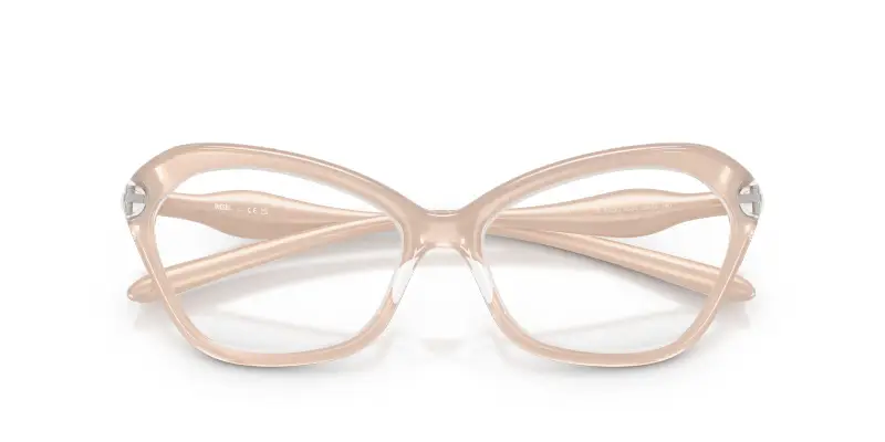 Unisex DL6003U 2034 Montature da vista Iniettato Marrone Trasparente Cat Eye Normale miniatura 2