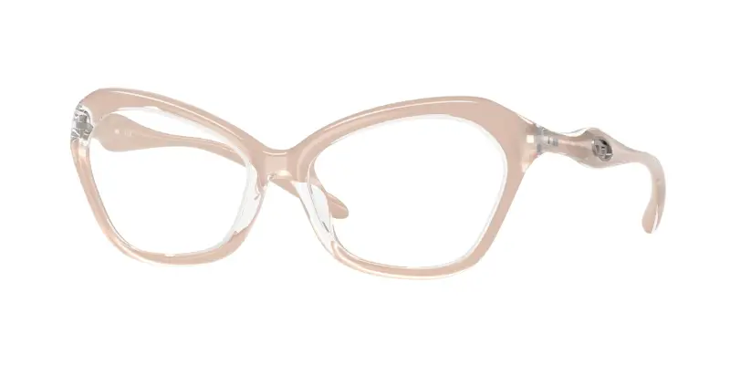 Unisex DL6003U 2034 Montature da vista Iniettato Marrone Trasparente Cat Eye Normale