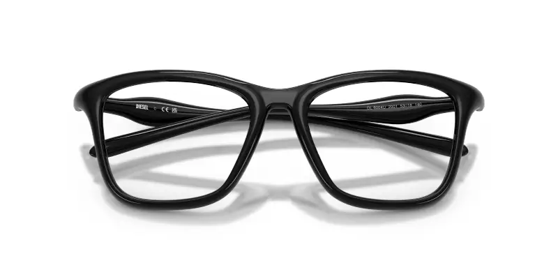 Unisex DL6004U 2001 Montature da vista Iniettato Nero Trasparente Squadrata Normale miniatura 2