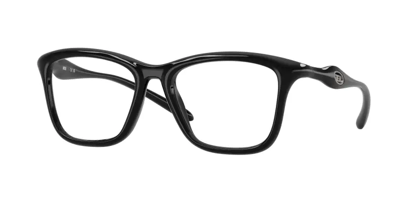 Unisex DL6004U 2001 Montature da vista Iniettato Nero Trasparente Squadrata Normale