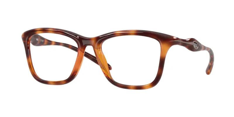 Unisex DL6004U 2003 Montature da vista Iniettato Tartaruga Trasparente Squadrata Normale