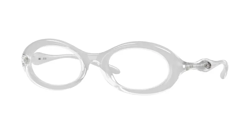 Unisex DL6005U 2029 Montature da vista Iniettato Trasparente Trasparente Rotonda Normale