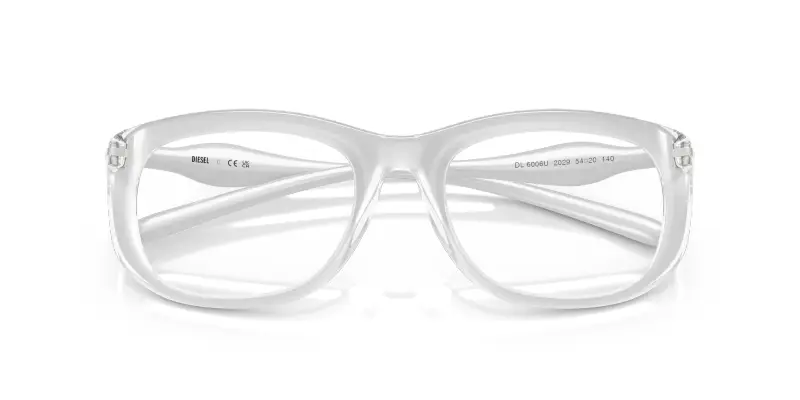 Unisex DL6006U 2029 Montature da vista Iniettato Trasparente Trasparente Rotonda Normale miniatura 2