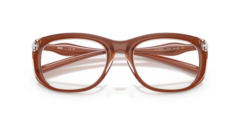 Unisex DL6006U 2033 Montature da vista Iniettato Trasparente Trasparente Rotonda Normale miniatura 2