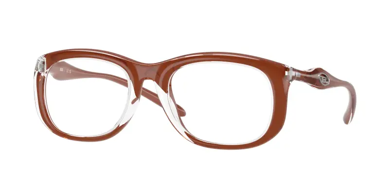 Unisex DL6006U 2033 Montature da vista Iniettato Trasparente Trasparente Rotonda Normale