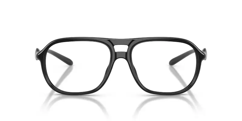 Unisex DL6008U 2001 Montature da vista Iniettato Nero Trasparente Rotonda Normale miniatura 3