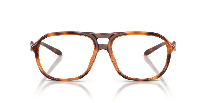 Unisex DL6008U 2003 Montature da vista Iniettato Tartaruga Trasparente Rotonda Normale miniatura 3