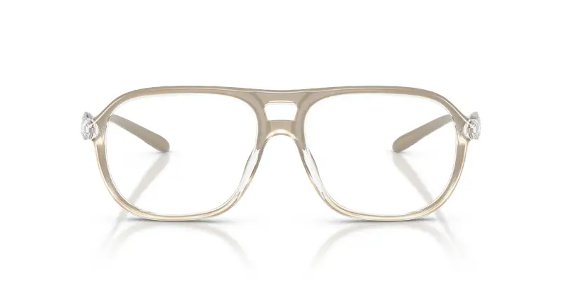 Unisex DL6008U 2035 Montature da vista Iniettato Verde Trasparente Rotonda Normale miniatura 3