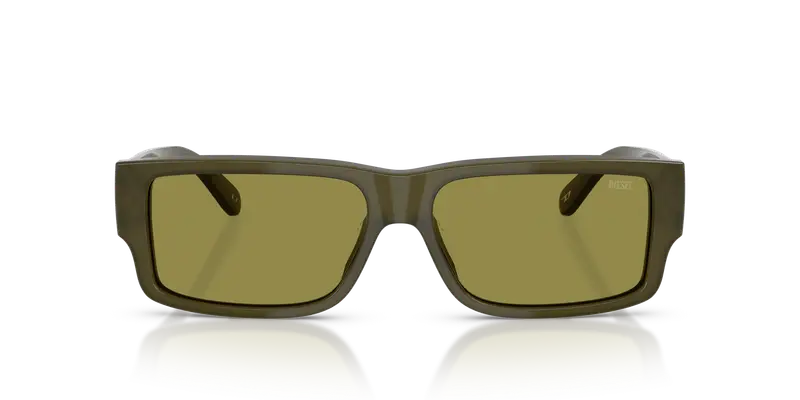 Diesel Occhiali da sole Uomo Verde 847343 miniatura 2