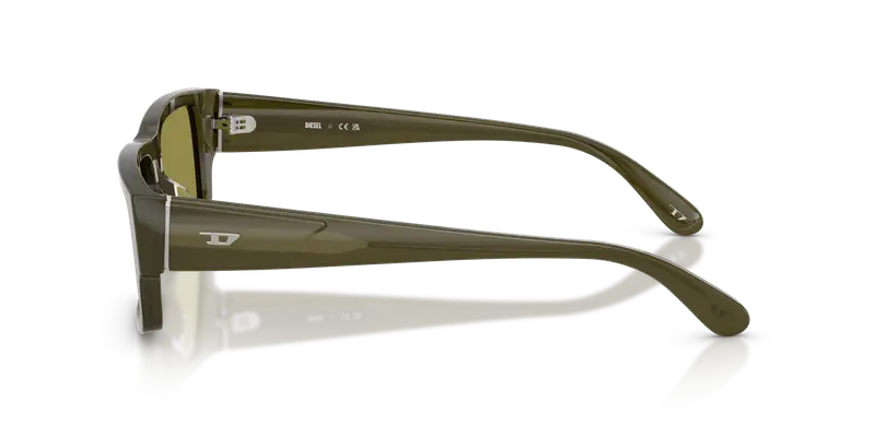 Diesel Occhiali da sole Uomo Verde 847343 miniatura 3