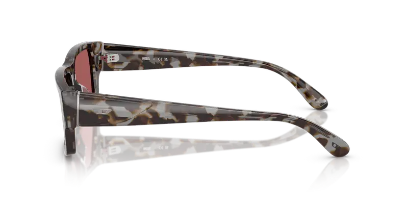 Diesel Occhiali da sole Uomo Grigio 844786 miniatura 3