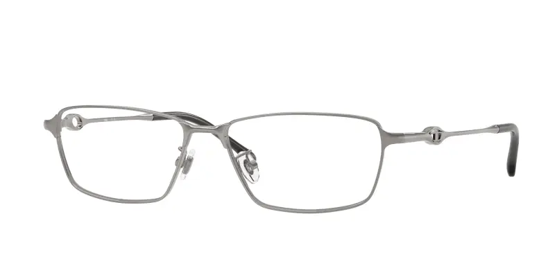 Uomo DL5008D 1003 Montature da vista Metallo Grigio Trasparente Squadrata Normale