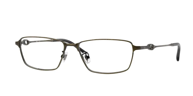 Uomo DL5008D 1029 Montature da vista Metallo Verde Trasparente Squadrata Normale