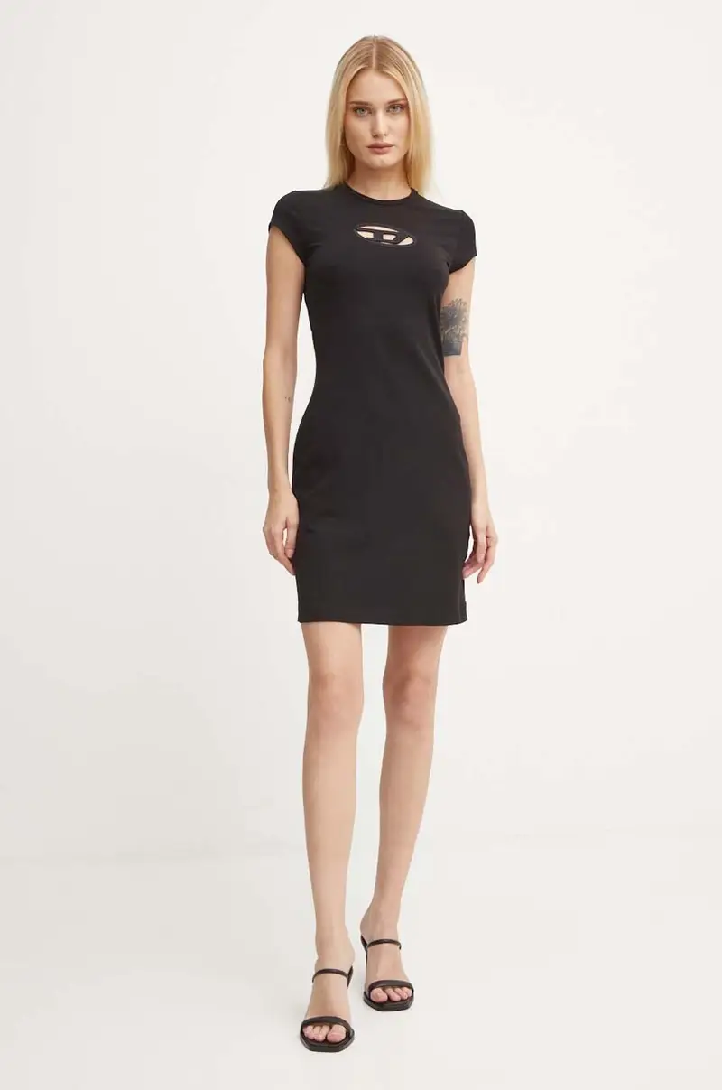 vestito D-ANGIEL colore nero A06270.0AFAA miniatura 2