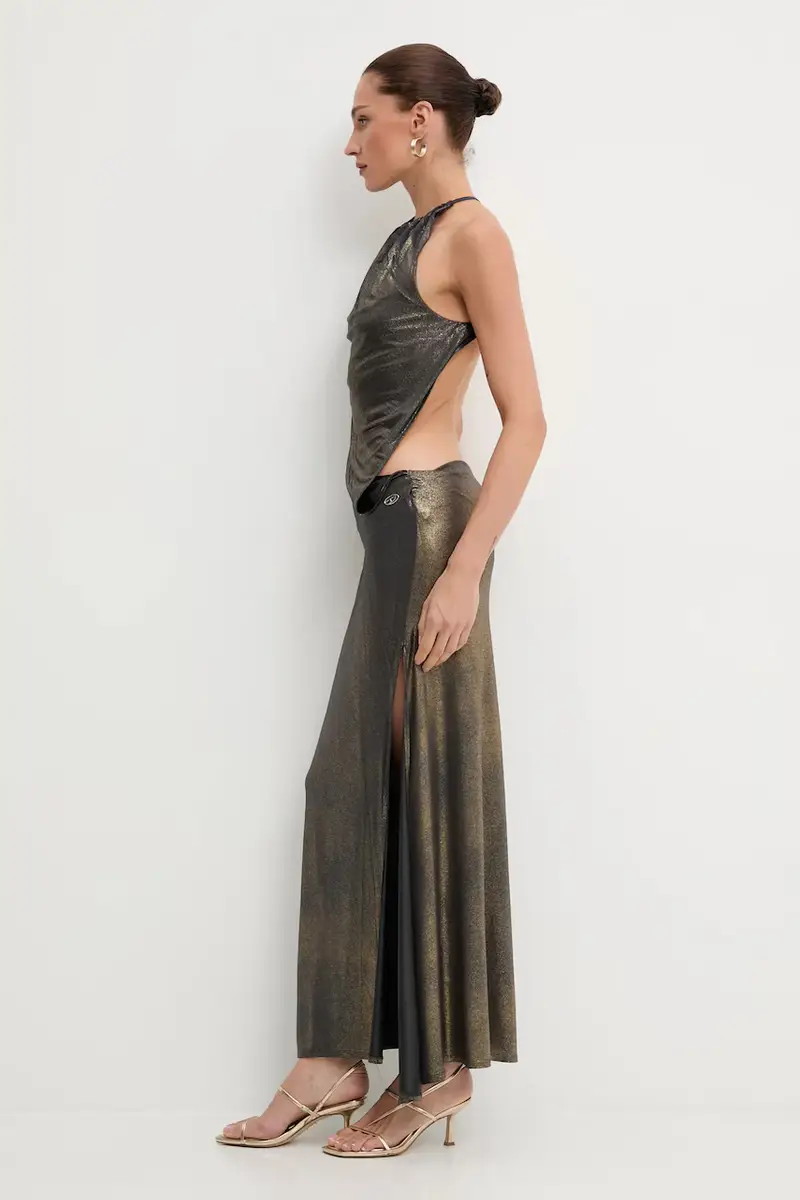 vestito D-KARAM-LONG colore oro A18559.0NKCU miniatura 2