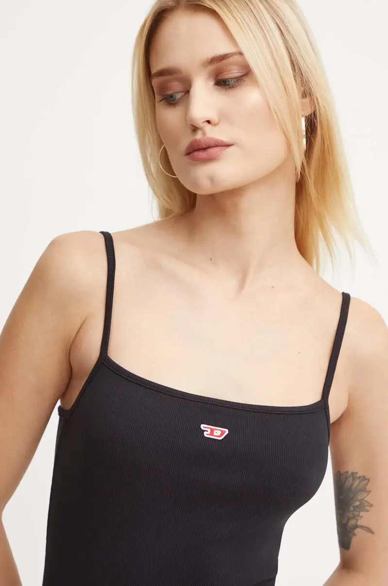 vestito D-MOKKY-LS-MICRODIV colore nero A14956.0EJAI miniatura 4