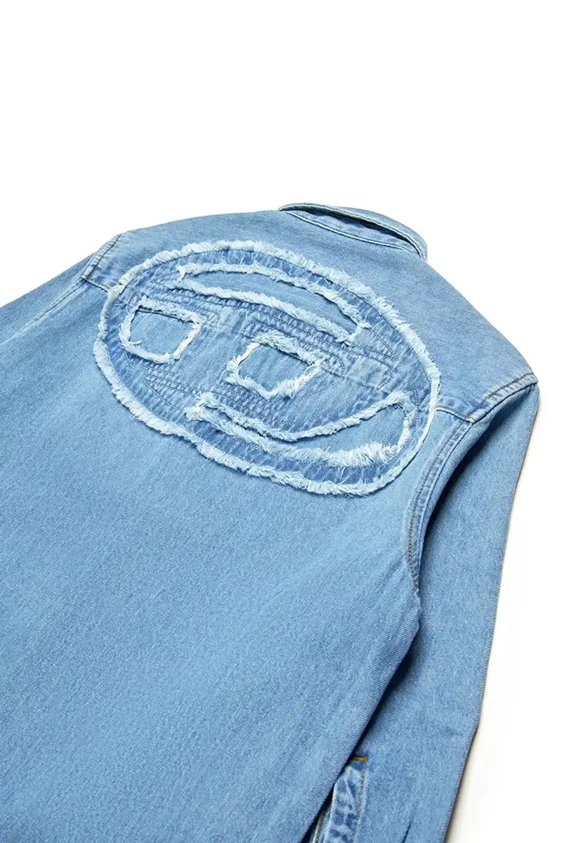 vestito jeans bambino/a DEBBLI DRESS colore blu J02163 miniatura 4