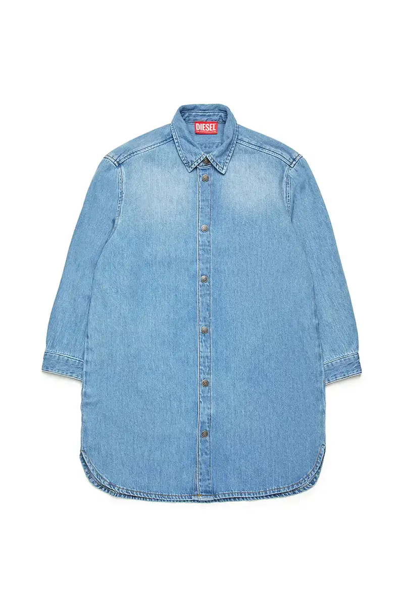 vestito jeans bambino/a DEBBLI DRESS colore blu J02163