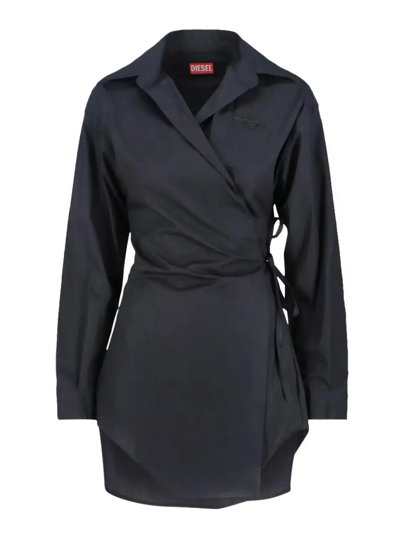 vestito Midi Chemisier Nero