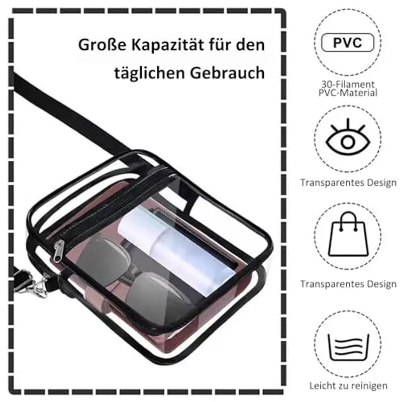 Diffaxy Borsa a tracolla Nero 1209384 miniatura 3