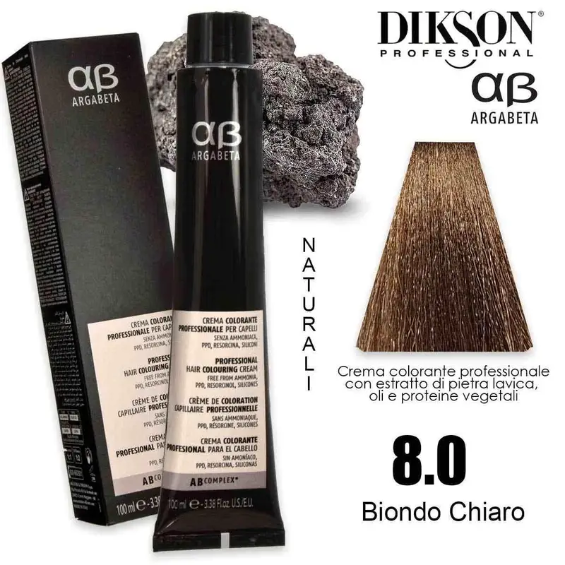 argabeta color 100 ml 8.0 biondo chiaro