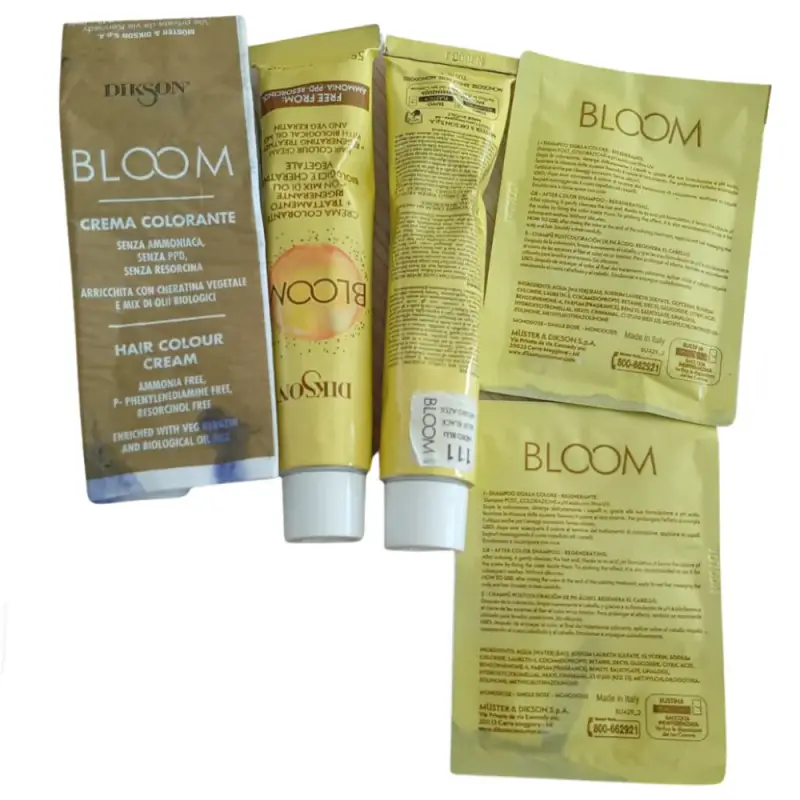 bloom crema colorante con cheratina 111 nero blu Senza Scatola Promozione