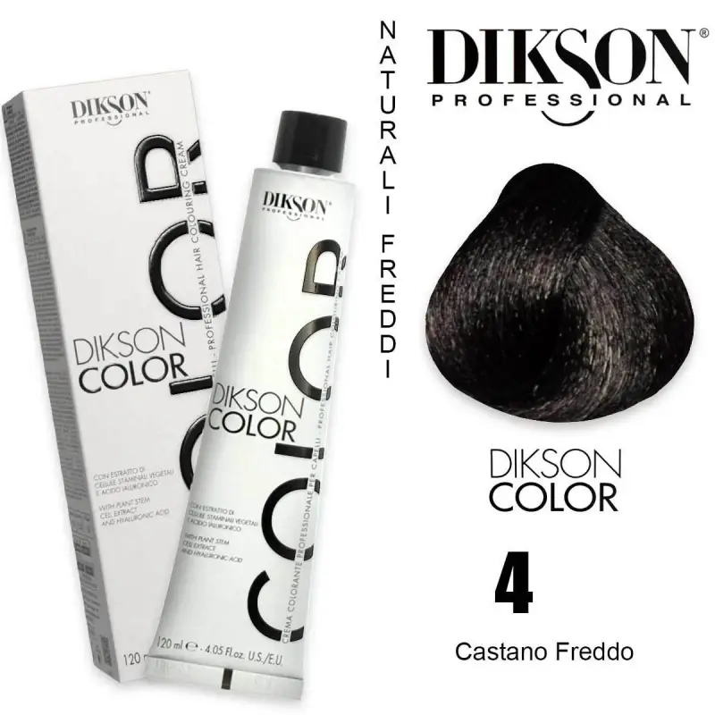 Dikson color 120 ml 4 castano freddo