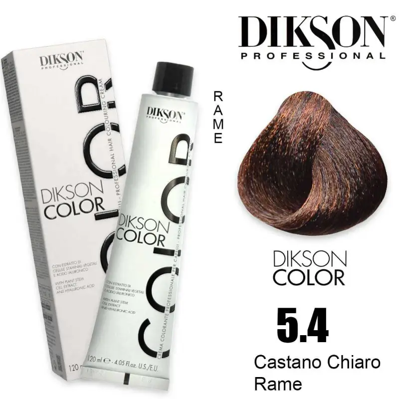 Dikson color 120 ml 5.4 castano chiaro rame