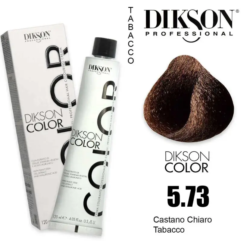 Dikson color 120 ml 5.73 castano chiaro tabacco