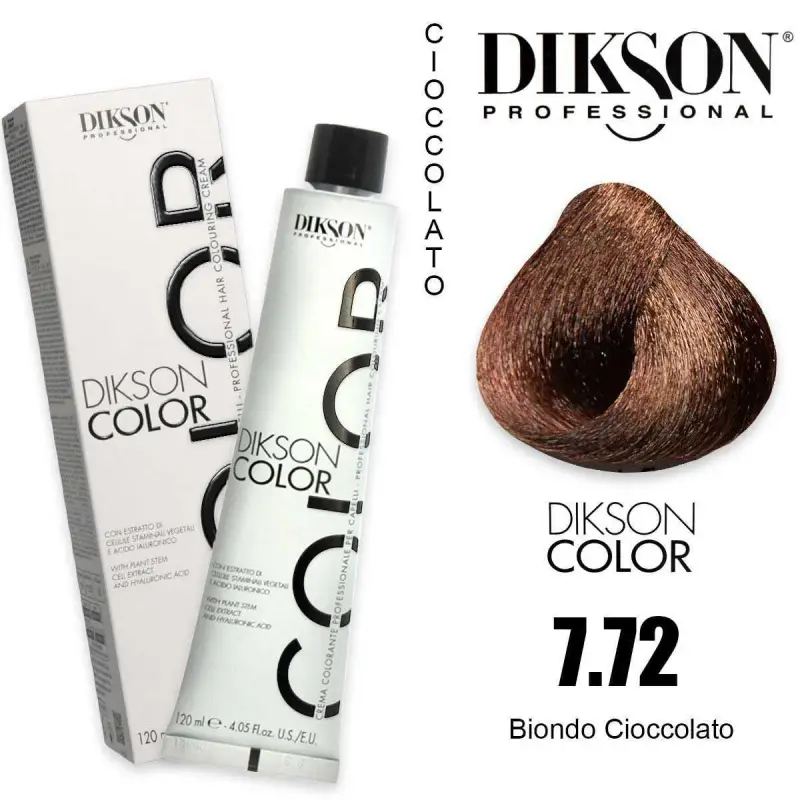 Dikson color 120 ml 7.72 biondo cioccolato