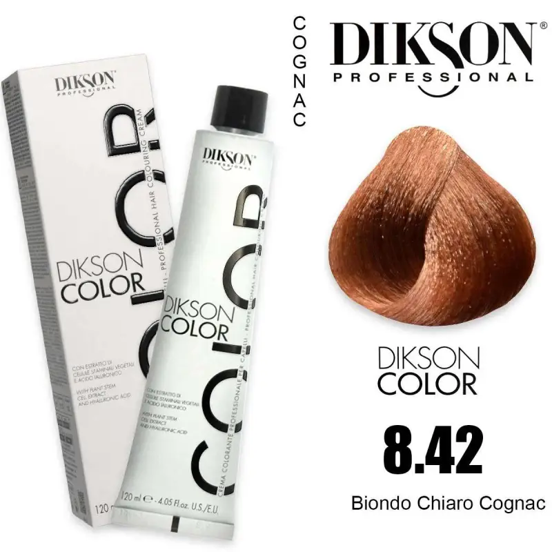 Dikson color 120 ml 8.42 biondo chiaro cognac