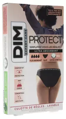 Protect - Mutandina Mestruale Lavabile - Nera - Flusso Abbondante