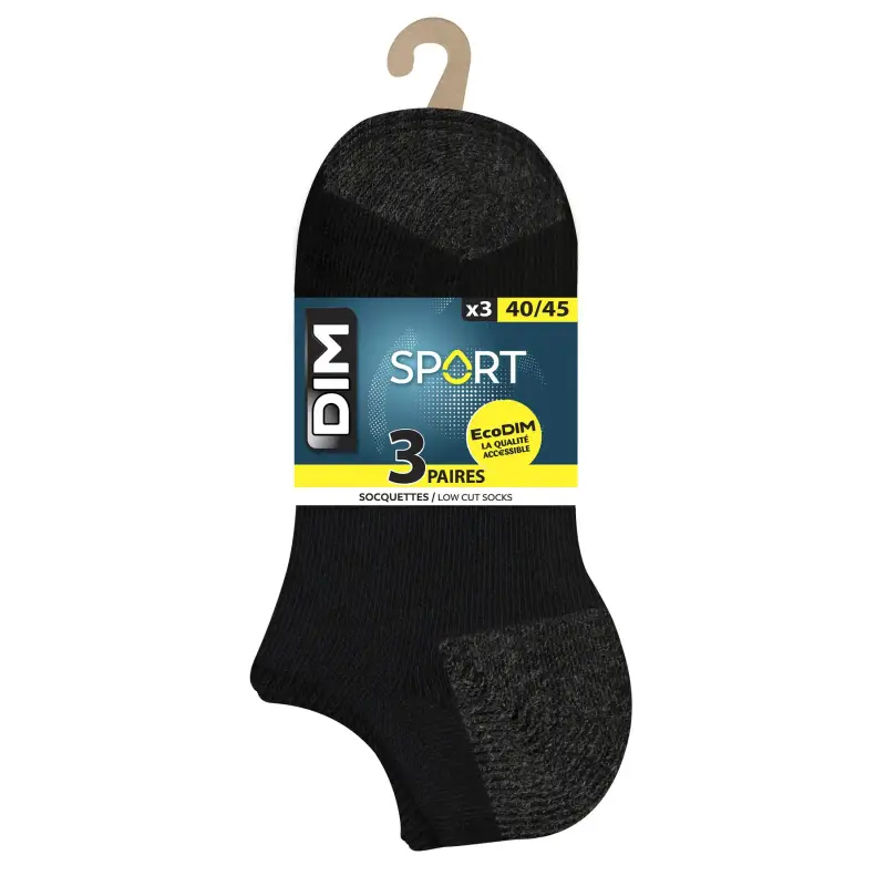 Set di 3 Paia di Calze DIM Ecodim Sport