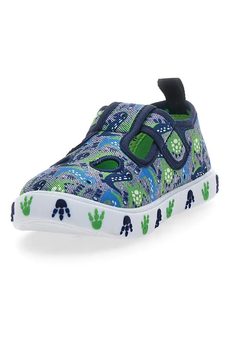 Sandali Blu e Verdi con Velcro DINAUSO S8020127T [BLU miniatura 3