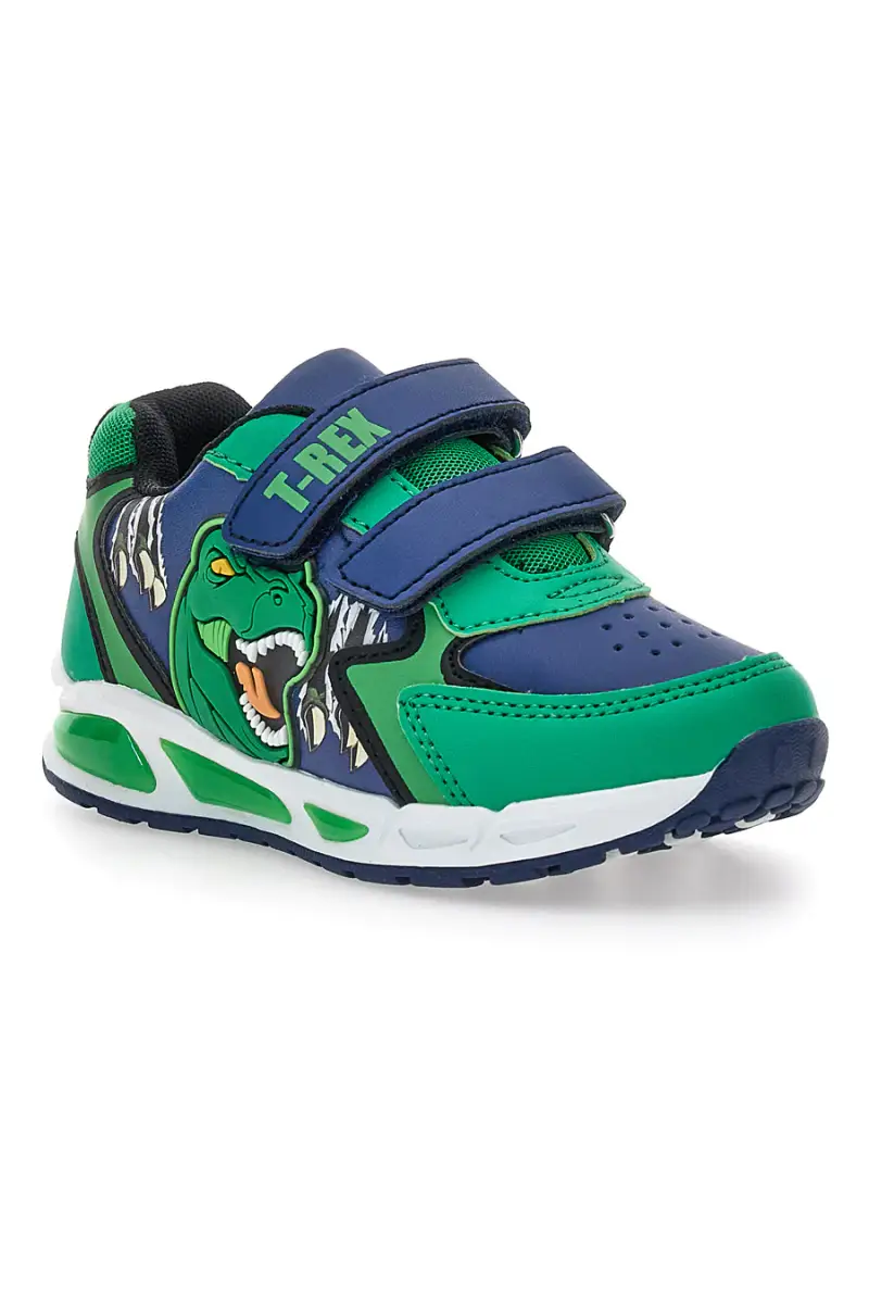 Scarpe verdi con luci e stampa dinosauro Dinosaur S8020167S [VERDE] miniatura 2