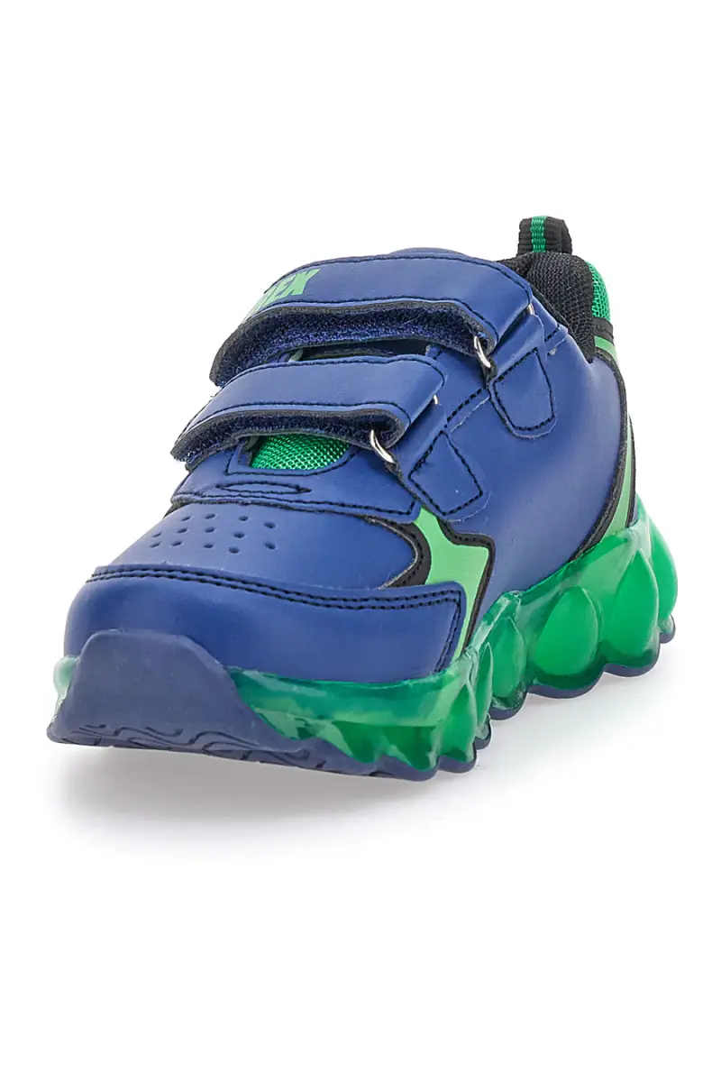 Sneakers blu e verdi con luci Dinosaur S8020195S [NAVY] miniatura 3