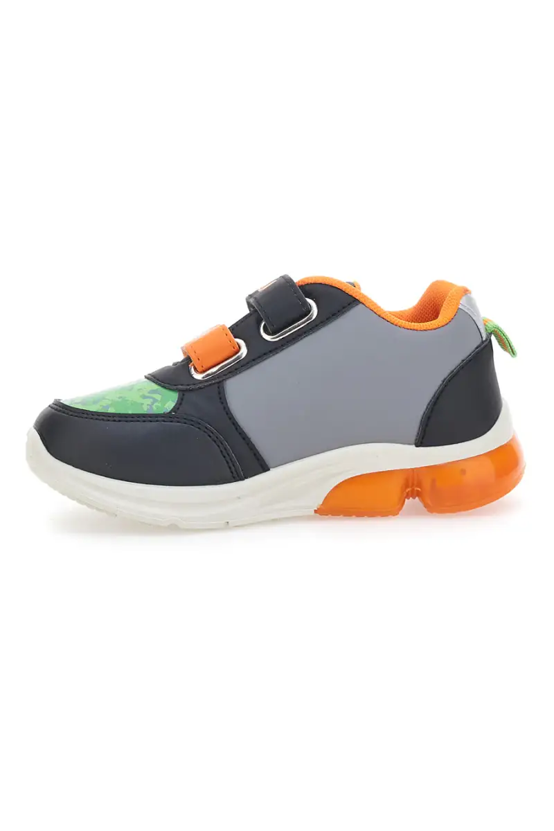 Sneakers Nere Con Luci Dinosauro 7240 [NERO] miniatura 4