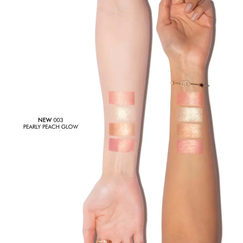Blush Dior Backstage Glow Maximizer Palette 003 Pearly Peach Glow - Palette viso, Blush, Illuminante viso miniatura 5