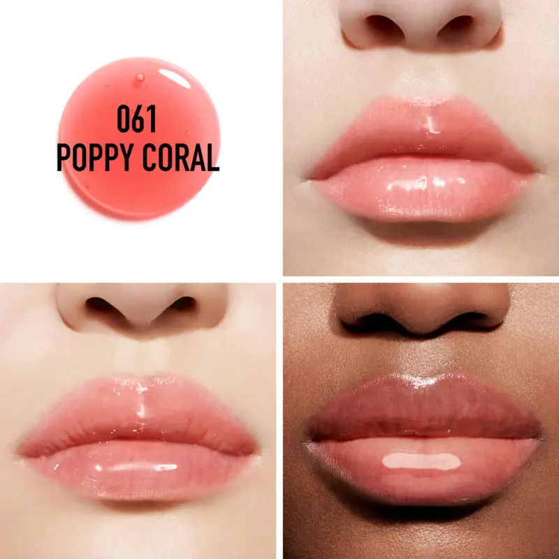 Gloss Dior Addict Lip Glow Oil 061 Poppy Coral - Gloss miniatura 3