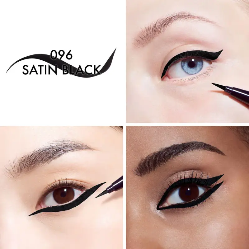 Liners Diorshow Liquid Liner 096 Satin Black - Eyeliner miniatura 2