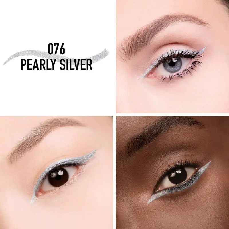 Liners Diorshow Stylo 076 Pearly Silver - Eyeliner miniatura 2
