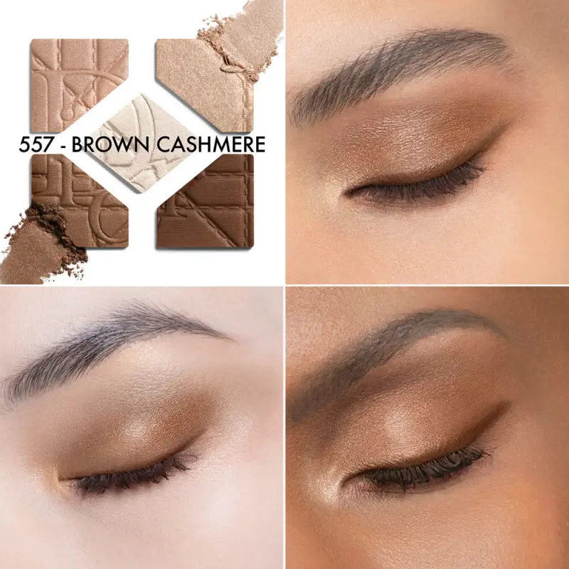 Ombretti Diorshow 5 Couleurs - edizione limitata cannage 557 Brown Cachemire - Ombretti, Palette miniatura 3