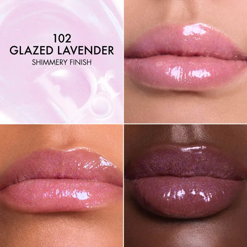 Primer Labbra Dior Addict Lip Glow Butter 102 GLAZED LAVANDER - Gloss, Balsamo labbra miniatura 3