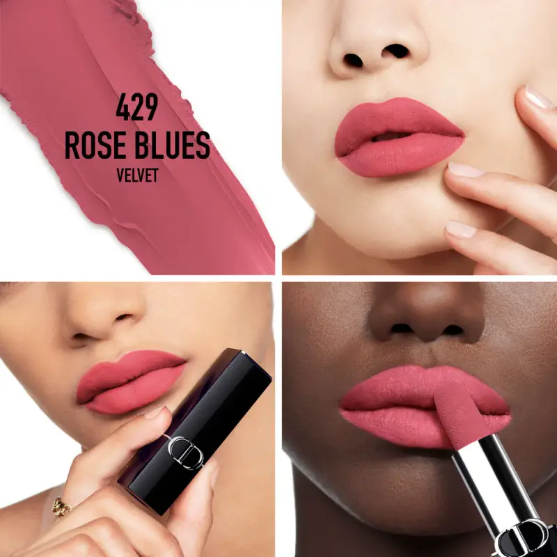 Rossetti Rouge Dior 429 Rose Blues VELVET - Rossetti miniatura 2